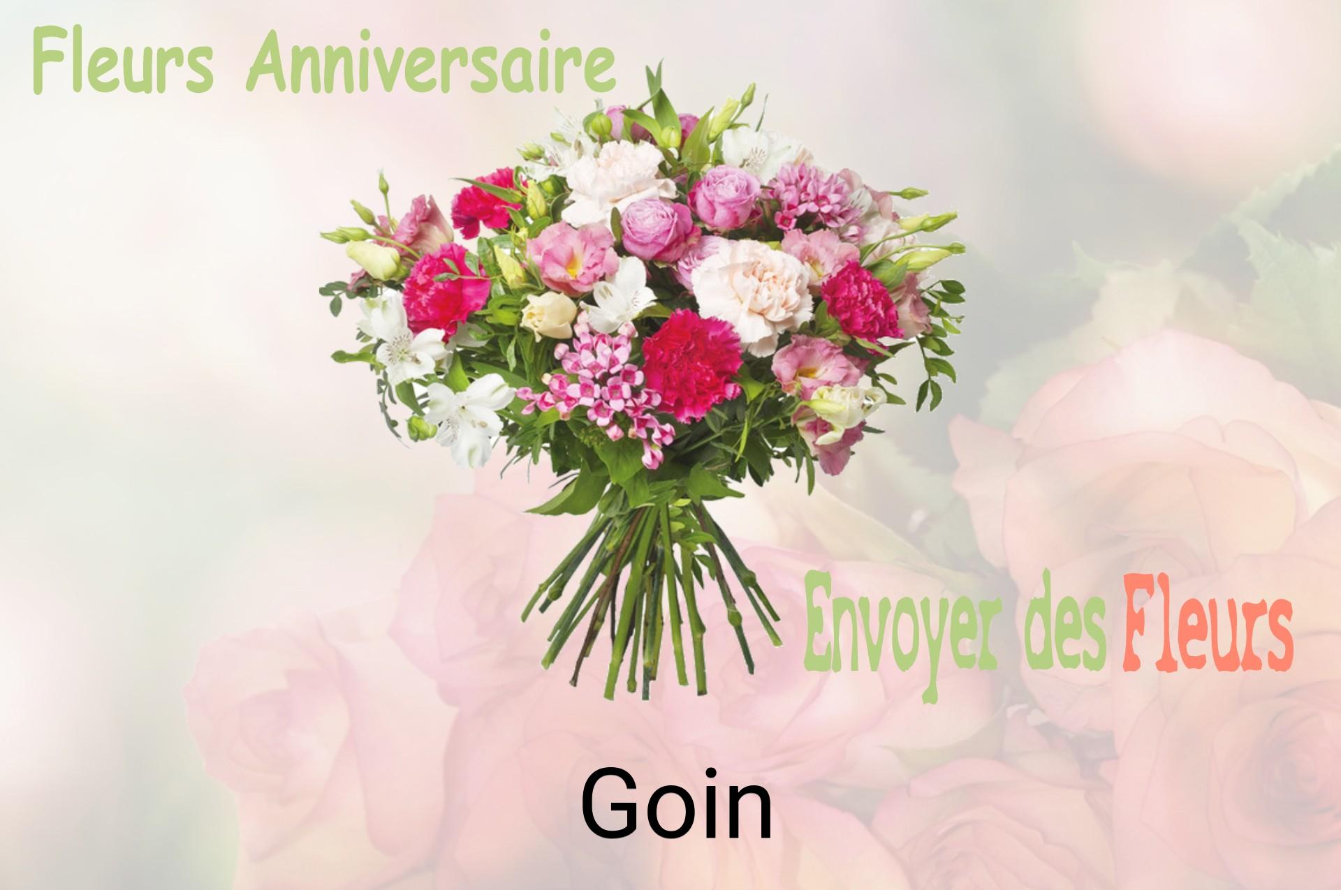 Bouquet de fleurs d’anniversaire livré à Goin